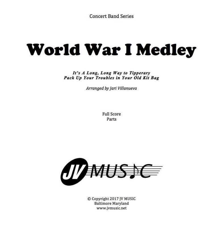 World War I (WWI) Medley for Concert Band