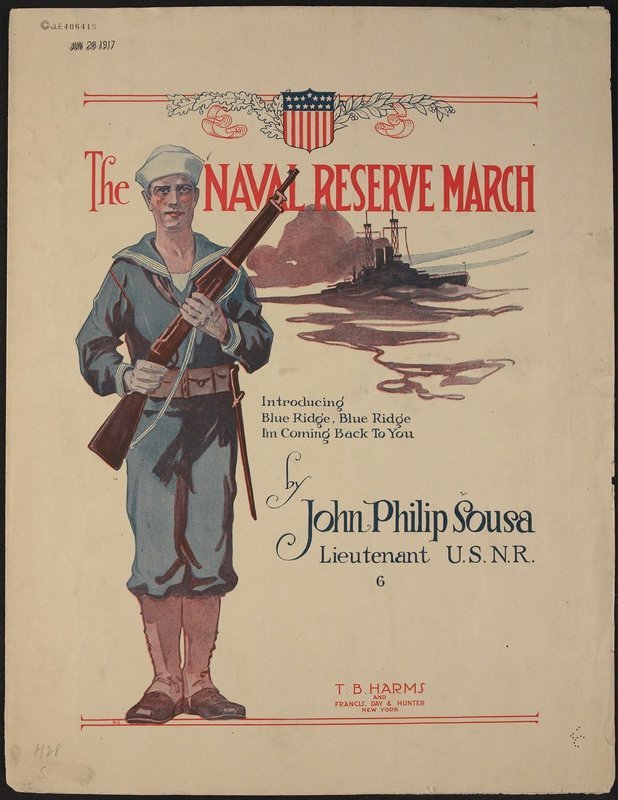 Naval Reserve March by Sousa for Concert Band