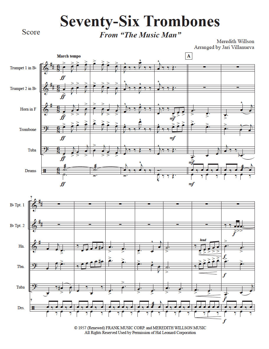 Seventy Six Trombones