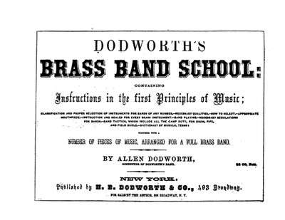 Dodworth Brass Band School 1853