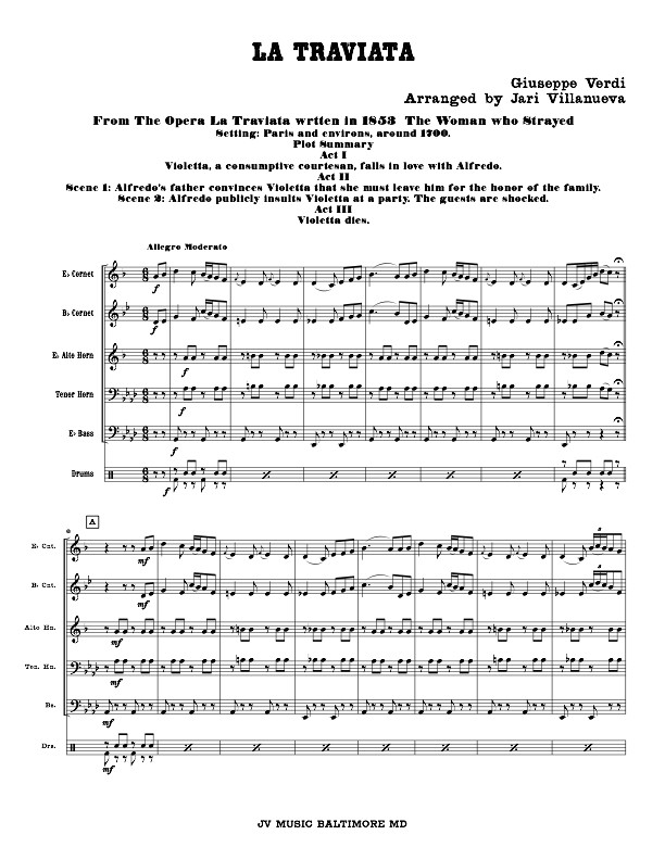 Tune from La Traviata