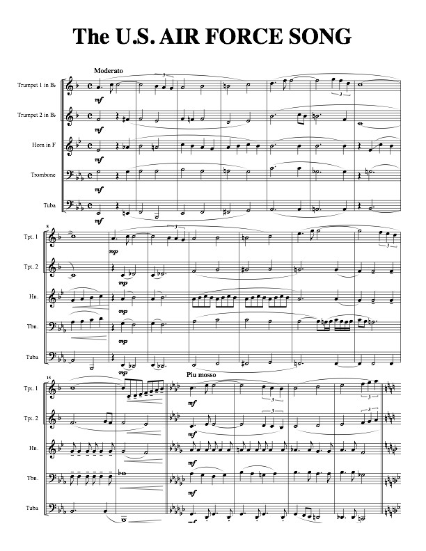 Air Force Song (The US Air Force)