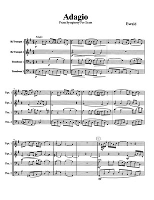 Adagio from Symphony for Brass by Victor Ewald