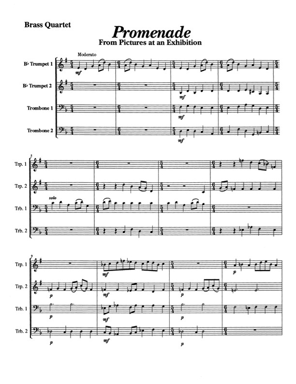 Promenade from Pictures at an Exhibition