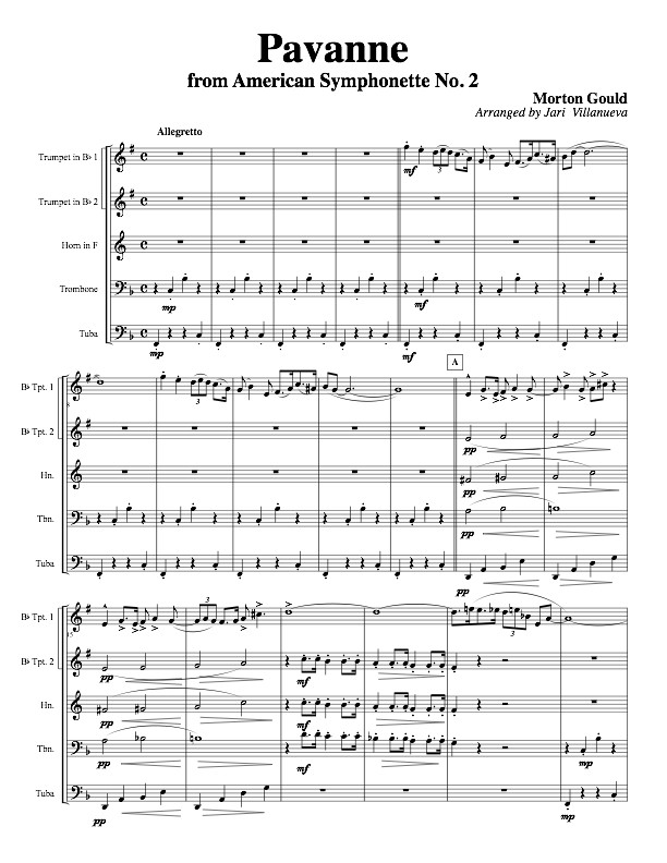 Pavanne by Morton Gould