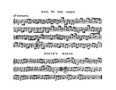 Hail To The Chief Rouges March Squire's Cornet Band Olio