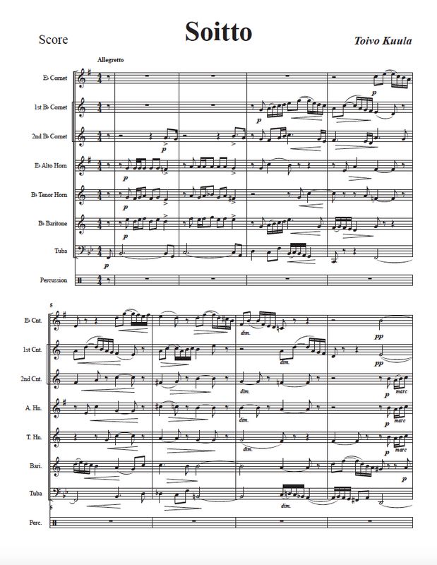 Soitto for Brass Septet