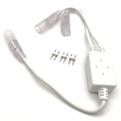 Input connector 1 out  2 LED Neon Flex 24V 14x15mm