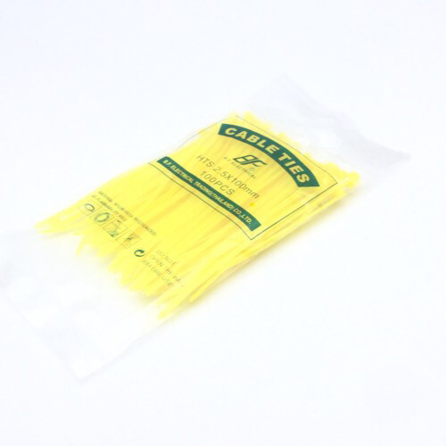 CABLE TIES 2.5x100mm  Yellow
