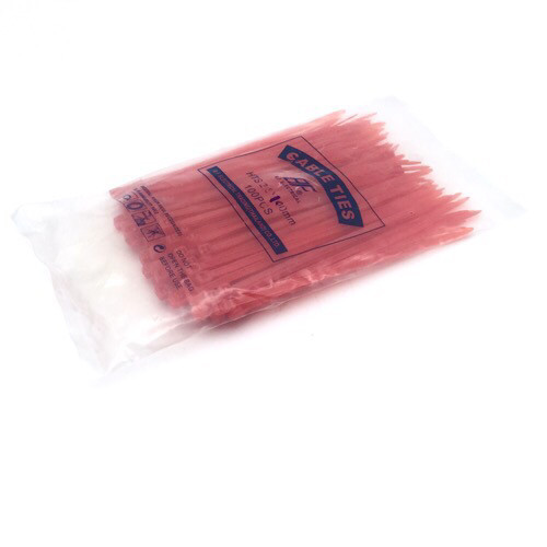 CABLE TIES 2.5x100mm Red