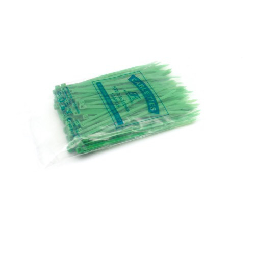 CABLE TIES 2.5x100mm Green