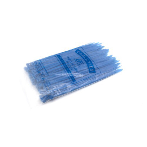 CABLE TIES 3.6x150mm Blue