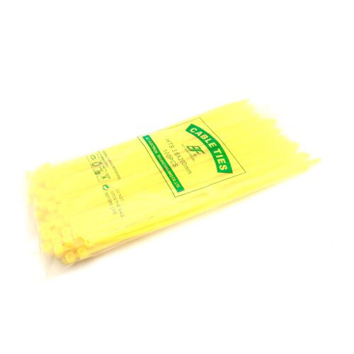 CABLE TIES 3.6x200mm Yellow