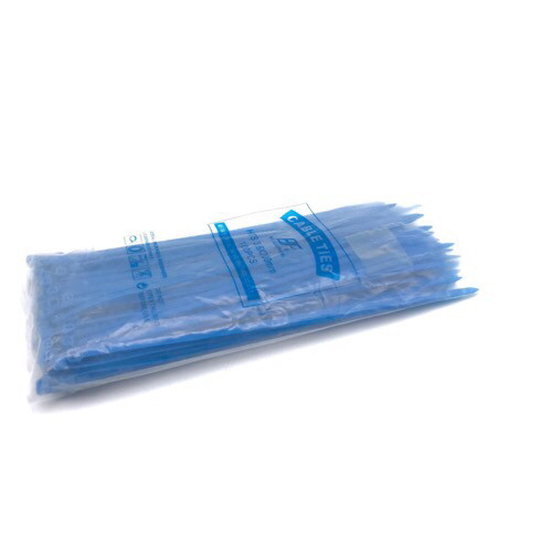 CABLE TIES 3.6x200mm Blue