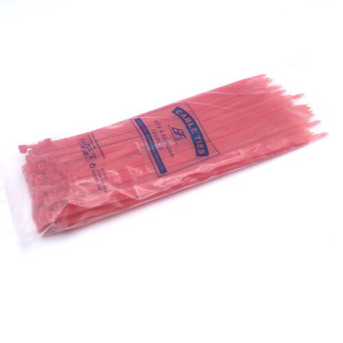 CABLE TIES 3.6x200mm  Red