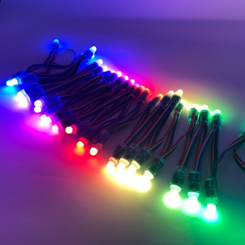Led Pixel IC8206 Bullet Head 12mm 0.36w 5V Led Pixel IC8206 Bullet Head 12mm 0.36w 5V