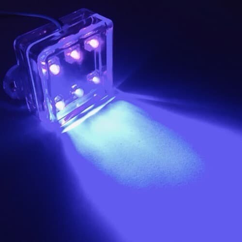 LED  Square​ Stable light 12V Purple