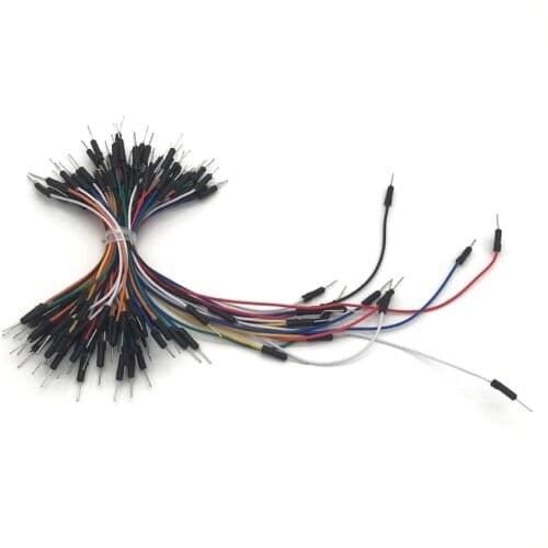 BL0051 65Pcs 1-Pin Male To Male Breadboard Jumper Cable Wire 25cm For Arduino