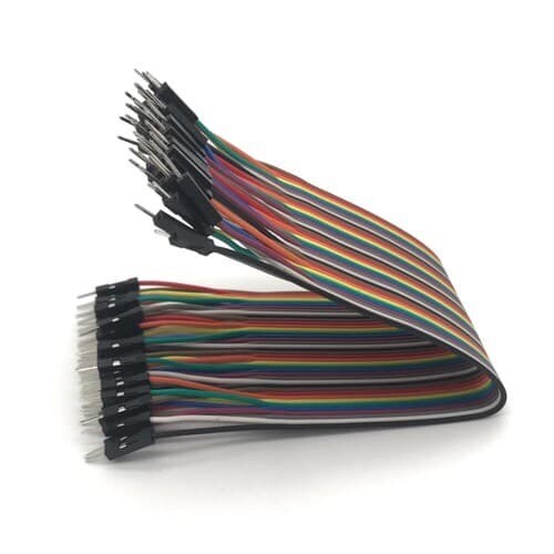 BL0061 40PCS Dupont Wire Jumper Cables 20cm 2.54MM male -To-male Jumper Cables