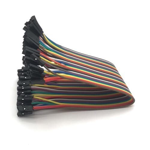 BL0060 40PCS Dupont Wire Jumper Cables 20cm 2.54MM Female -To-Female Jumper Cables