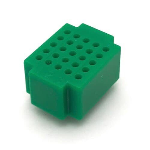 BL0002-Green Color 25 Tie-Points Solderless Breadboard