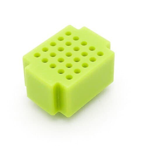 BL0002-สีเขียวอ่อน 25 Tie-Points Solderless Breadboard