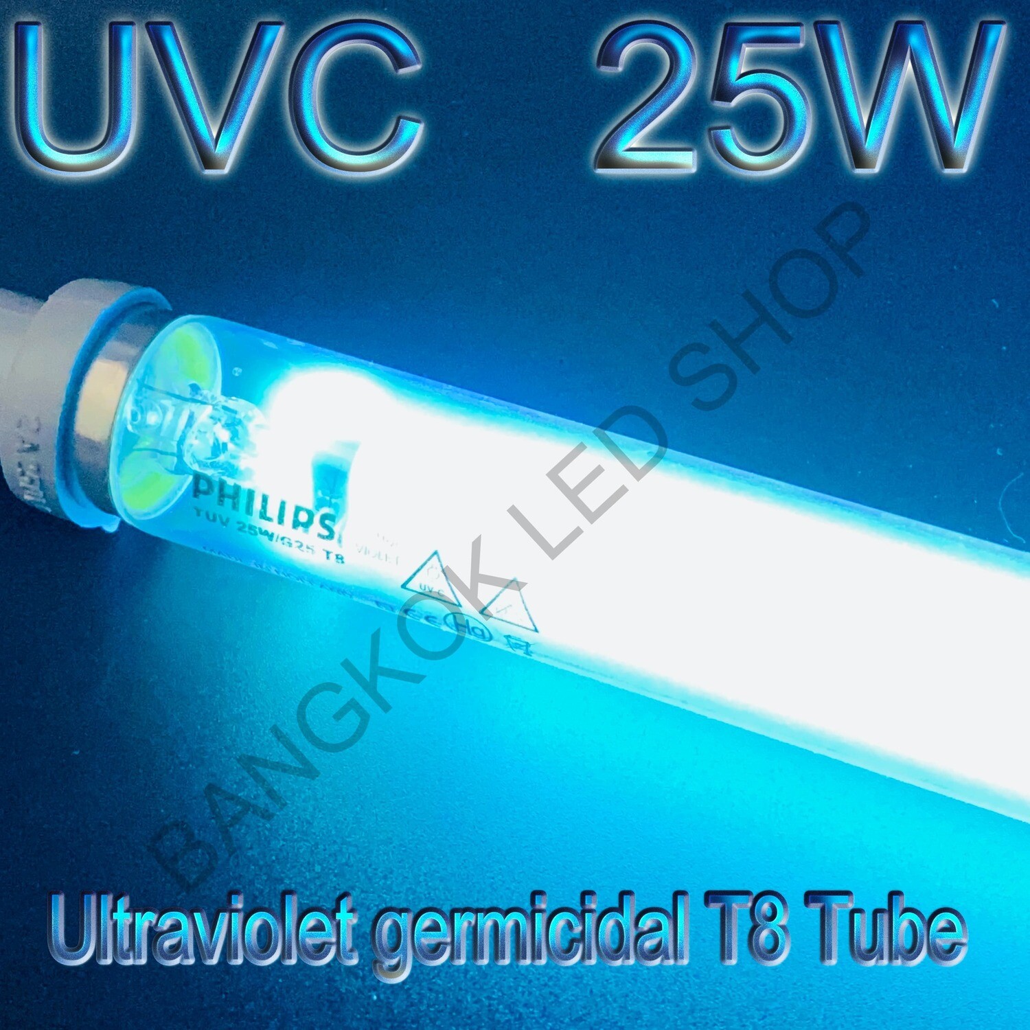 Philips UVC 25W Germicidal ultraviolet lamp 45 cm Set