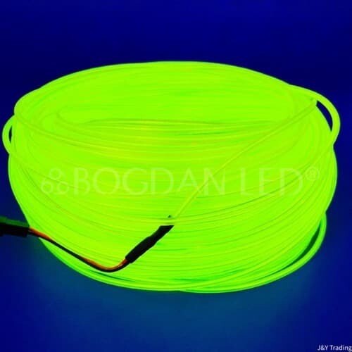 EL Wire 3mm Light green (YG)  1m