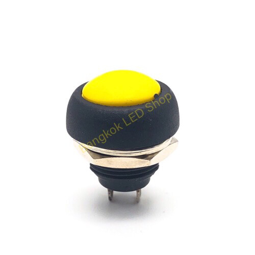 SW -DS333 12mm PUSH ON - RELEASE OFF 2P Black-Yellow
