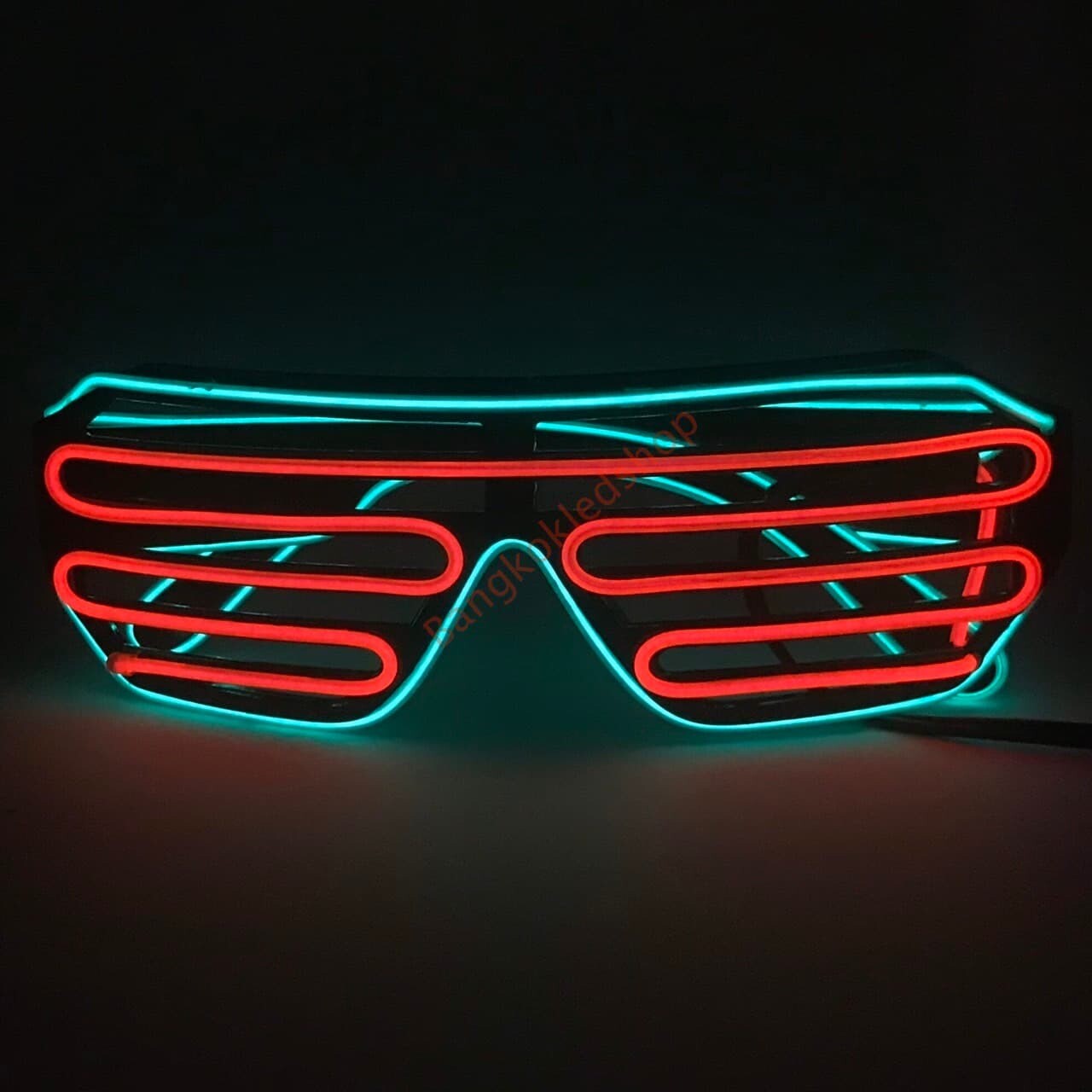 Wire Sunglasses ICE BLUE-RED