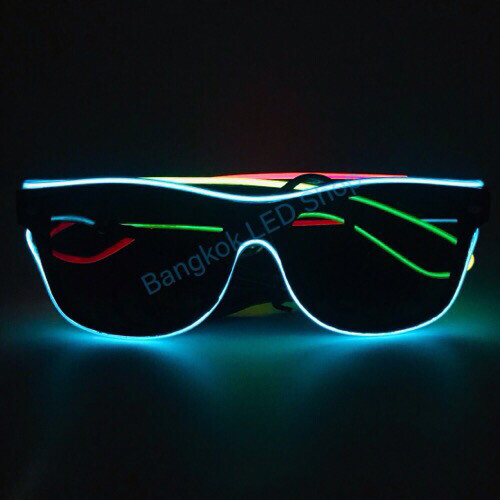 Wire Sunglasses BLUE-GREEN-RED