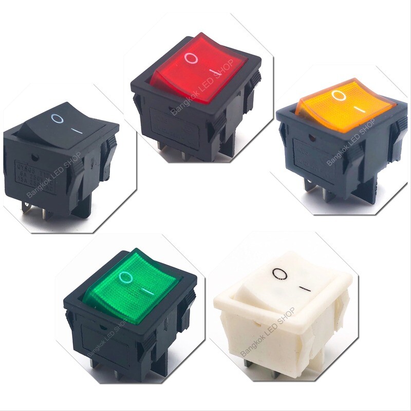 Rocker Switch XW 4 PIN ON-OFF 250V AC (Click to view products)