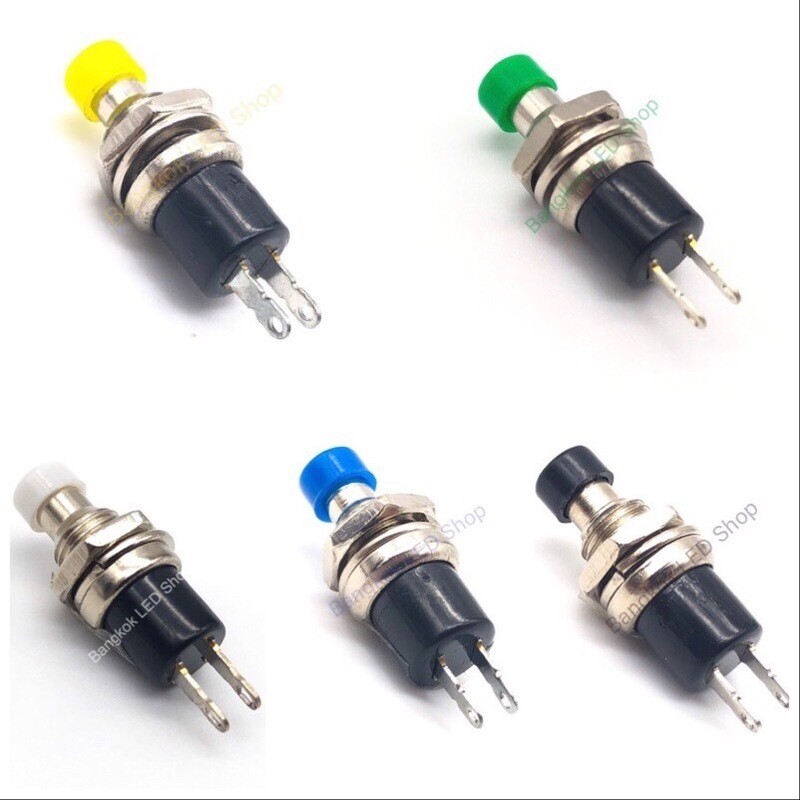 Metal Round Button Switch 2 PIN ON-OFF 250V AC (Click to view products)