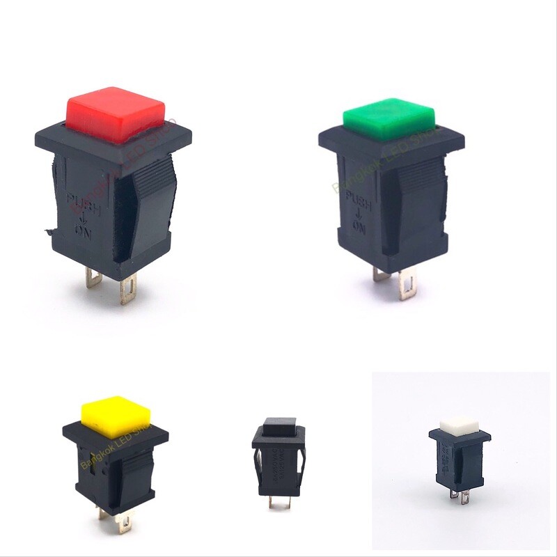 SWITCH กดตัวเหลี่ยม ตัวพลาสติก 2P (Click to view products)