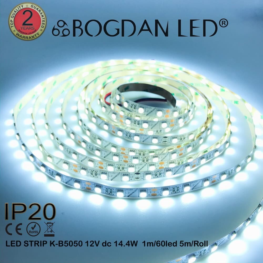 LED STRIP K-B5050-60-9000K DC-12V IP20 BOGDAN LED