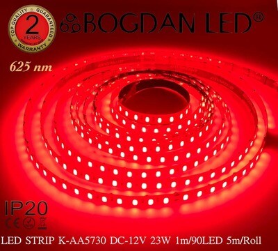 LED STRIP K-AA5730-90-RED DC-12V IP20 BOGDAN LED