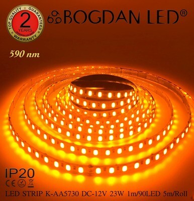 LED STRIP K-AA5730-90-YELLOW DC-12V IP20 BOGDAN LED