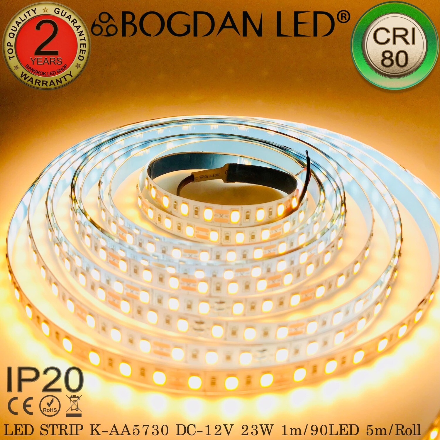 LED STRIP K-AA5730-90-3000K DC-12V IP20 BOGDAN LED LED STRIP K-AA5730-90-3000K DC-12V IP20 BOGDAN LED