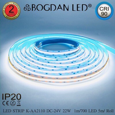 LED STRIP K-AA2110-700-6500K DC-24V IP20 BOGDAN LED