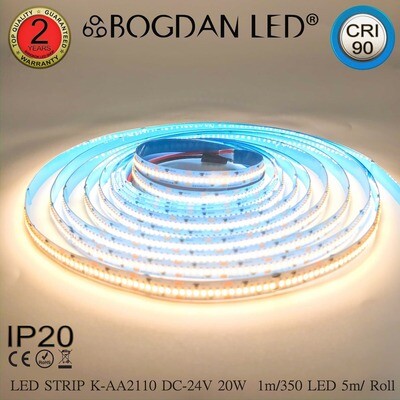 LED STRIP K-AA2110-350-4000K DC-24V IP20 BOGDAN LED
