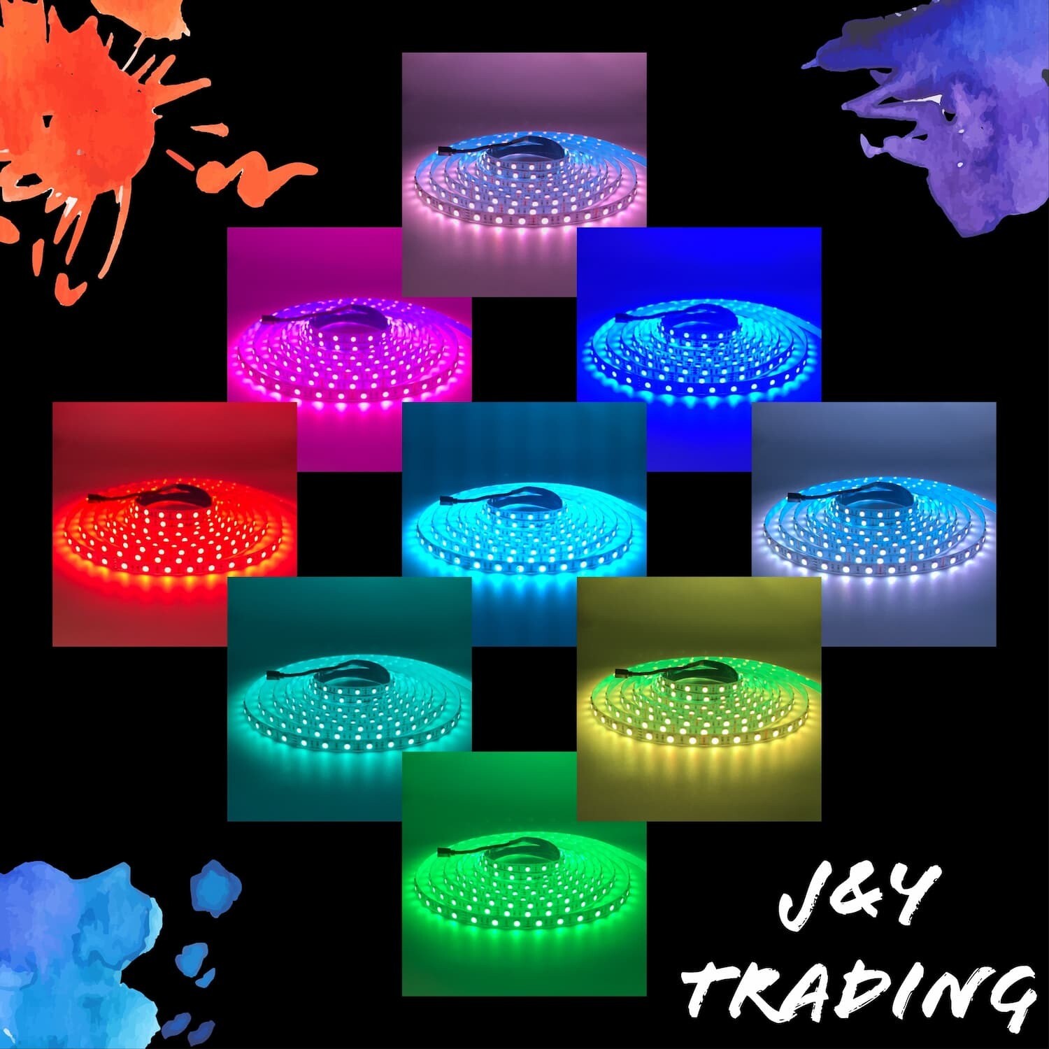 LED STRIP K-AA5050-RGB IP20 DC-12V BOGDAN LED