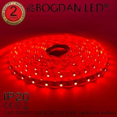 C-A3528-60-RED DC-12V IP20 BOGDAN LED