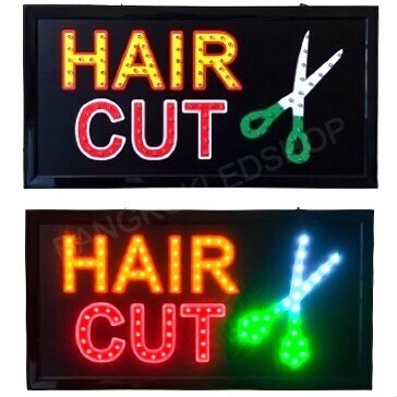 LED SIGN BOARD HAIR CUT
