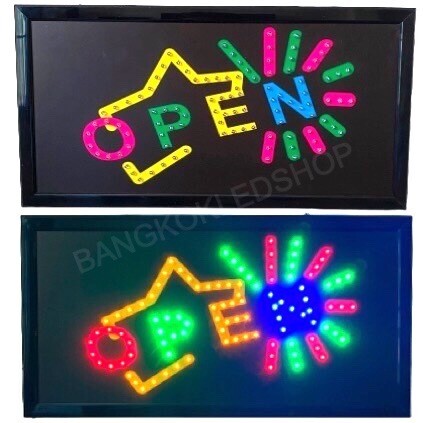 LED SIGN BOARD OPEN Fancy