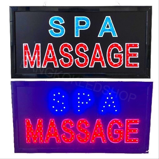 LED SIGN BOARD SPA MASSAGE