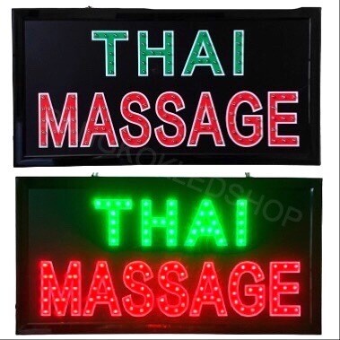 LED SIGN BOARD THAI MASSAGE