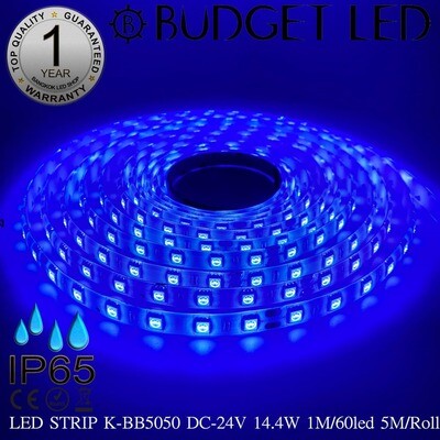 LED STRIP K-BB5050-BLUE DC-24V IP65 BUDGET LED LED STRIP K-BB5050-BLUE DC-24V IP65 BUDGET LED
