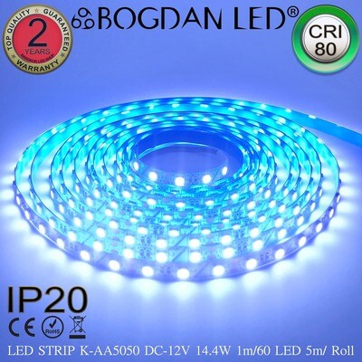 LED STRIP K-AA5050-60-10000K DC-12V IP20 BOGDAN LED