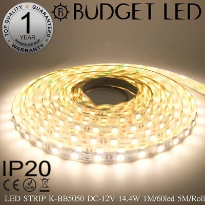 LED STRIP K-BB5050-4000K DC-12 IP20 BUDGETLED