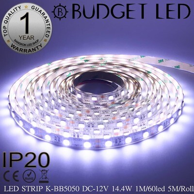 LED STRIP K-BB5050-15000K DC-12V IP20 BUDGET LED LED STRIP K-BB5050-15000K DC-12V IP20 BUDGET LED